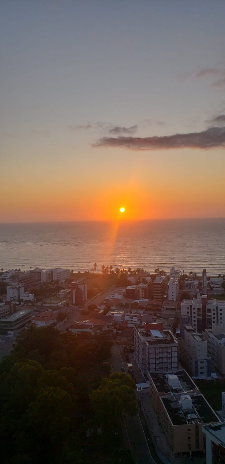 Vista panorâmica do litoral de João Pessoa